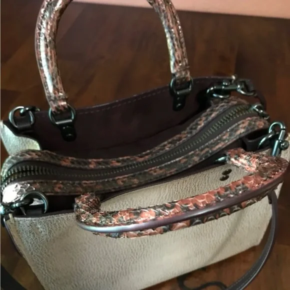 Coach Rogue 25 with exotic snakeskin - Picture 5 of 14